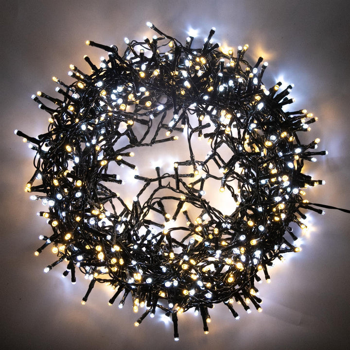 SHATCHI 2000 LEDs Christmas Tree Fairy Lights 8 Modes Timer