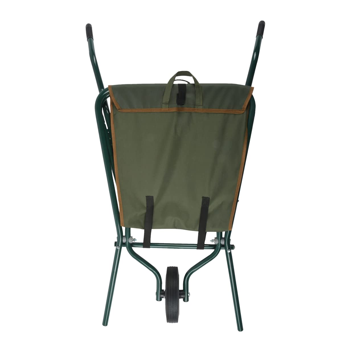 Esschert Design Folding Wheelbarrow Green Garden Trolley Cart