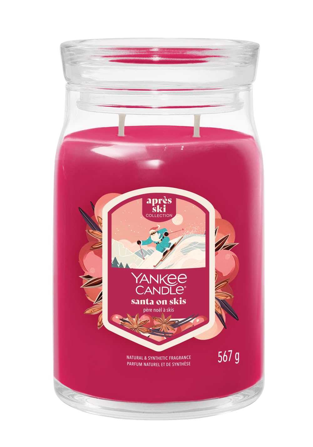 Yankee Candle Signature Large Scented Jar Candle - Santa On Skis 