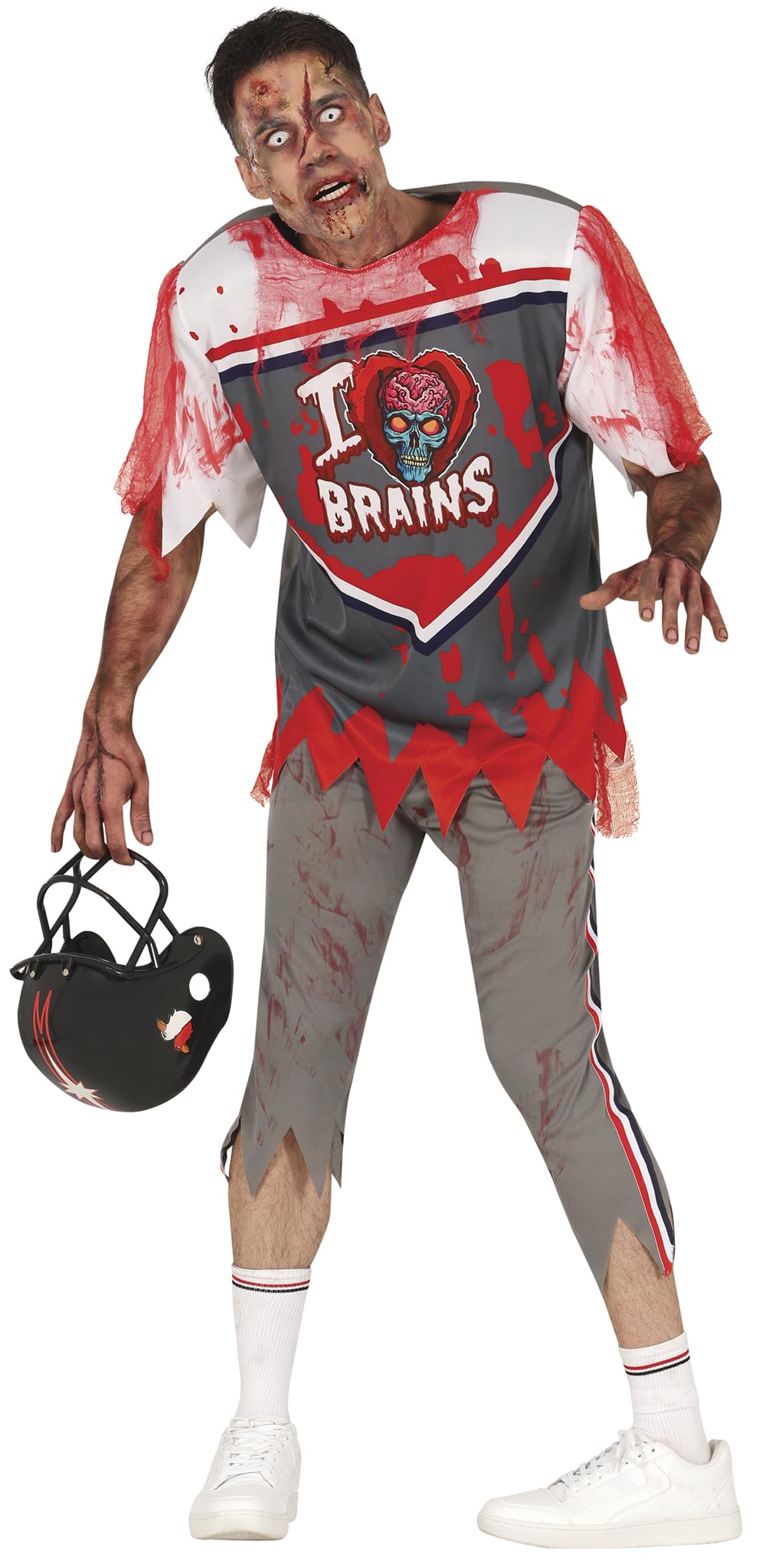 FIESTAS GUIRCA Zombie Quarterback Fancy Dress Costume Men Size L