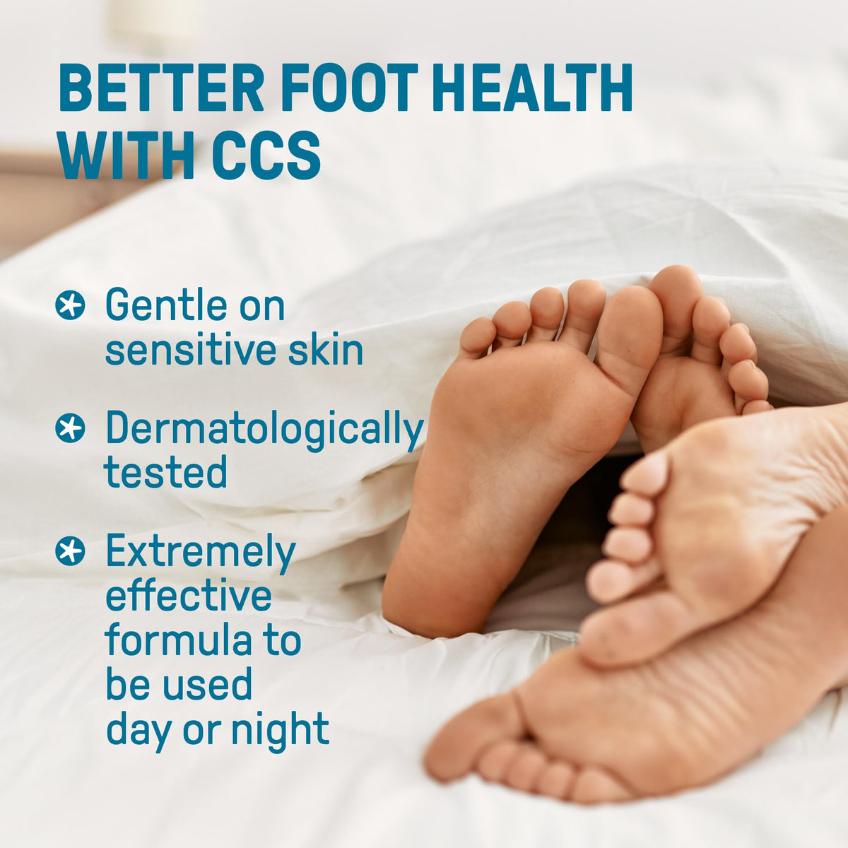 CCS Professional Foot Care Cream 175 ml x6 Pack - Moisturise, Protect Dry & Callused Feet, Contains 10% Urea & Eucalyptus Oil
