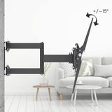 Hama TV Wall Mount Pivot Tilt Telescope 165cm 65 Inch 40kg OLED