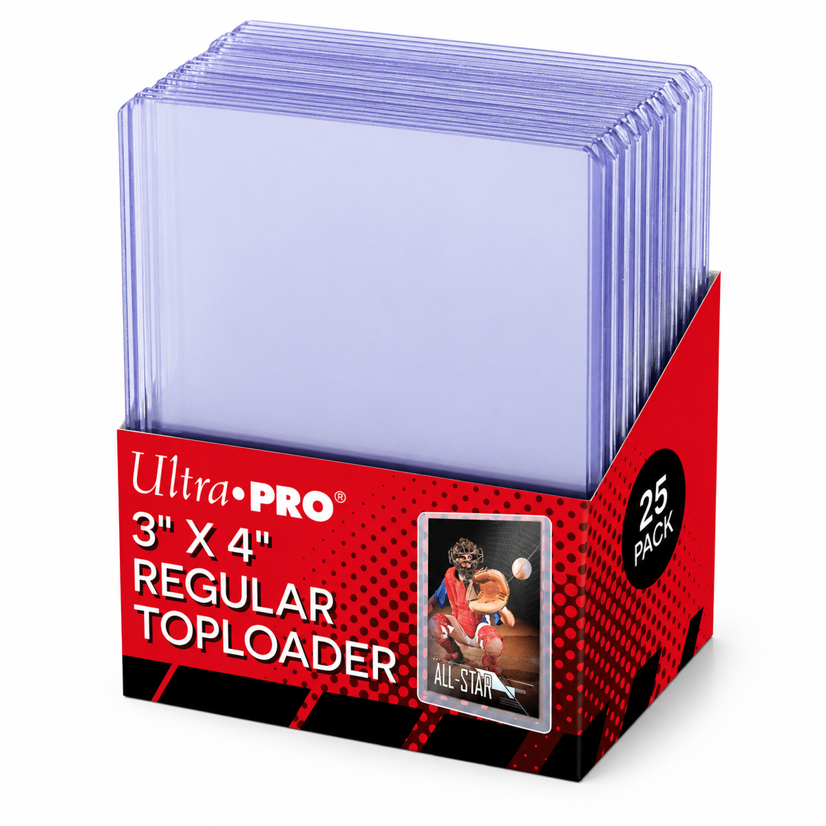 Ultra Pro Toploaders & Soft Sleeves Bundle for Yugioh, Pokemon, MTG Trading Cards