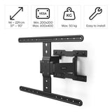 Hama FULLMOTION Ultraslim TV Wall Mount 90 Inch 400x600cm Black