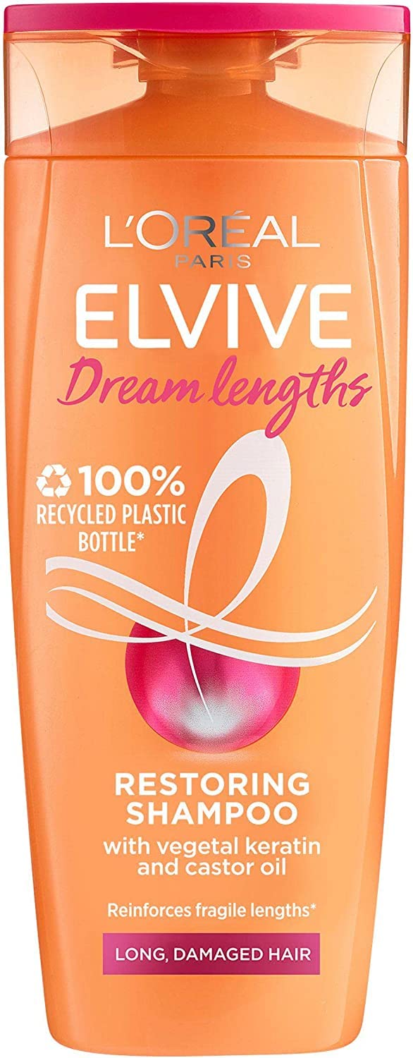 L'Oreal Paris Elvive Dream Lengths Shampoo 400ml & Conditioner 300ml Bundle Set