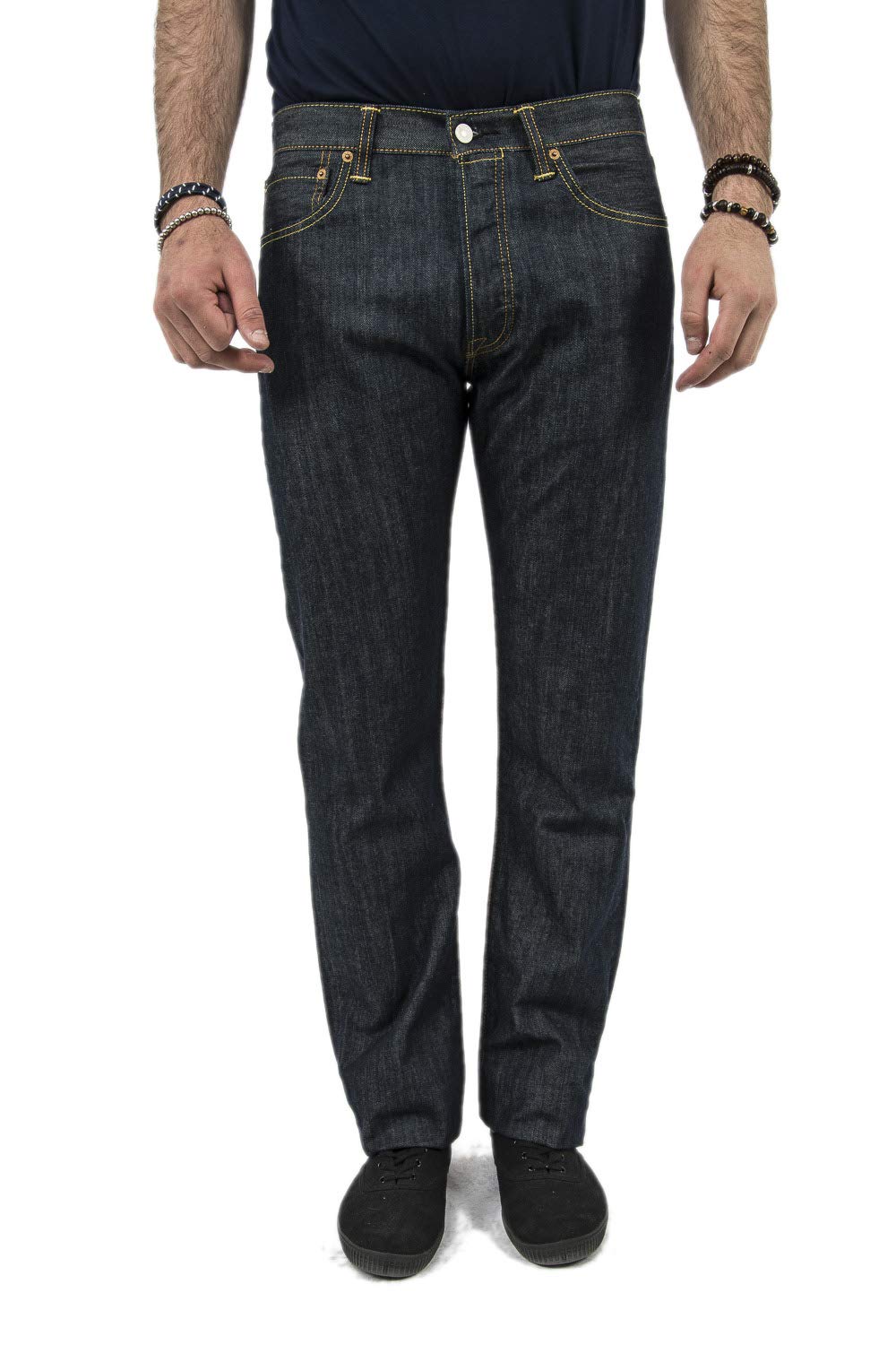Levi's Men's 501 Original Fit V5 Jeans, Marlon, 34W / 32L