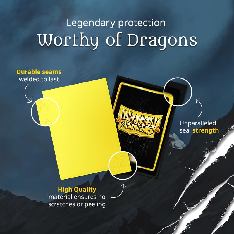 Dragon Shield Matte Jet Black Standard Size Card Sleeves 100pk