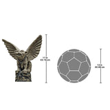 Design Toscano Chained Cathedral Gargoyle Statue Two Tone Stone