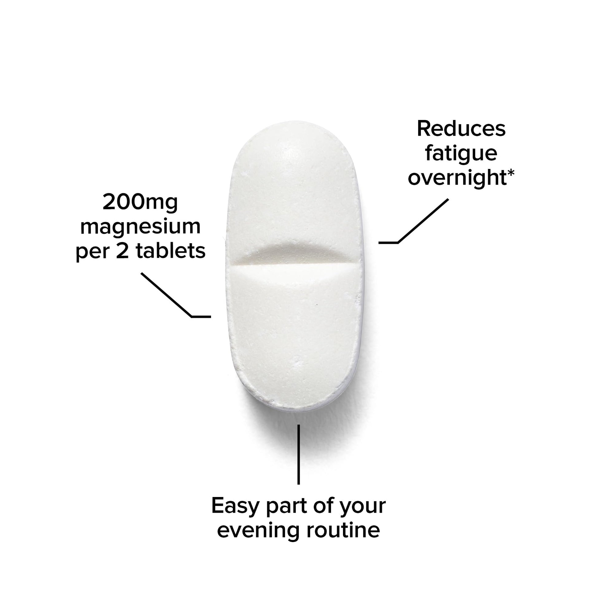 Bulk Magnesium Glycinate Bisglycinate Tablets, 500mg, 180 Tablets