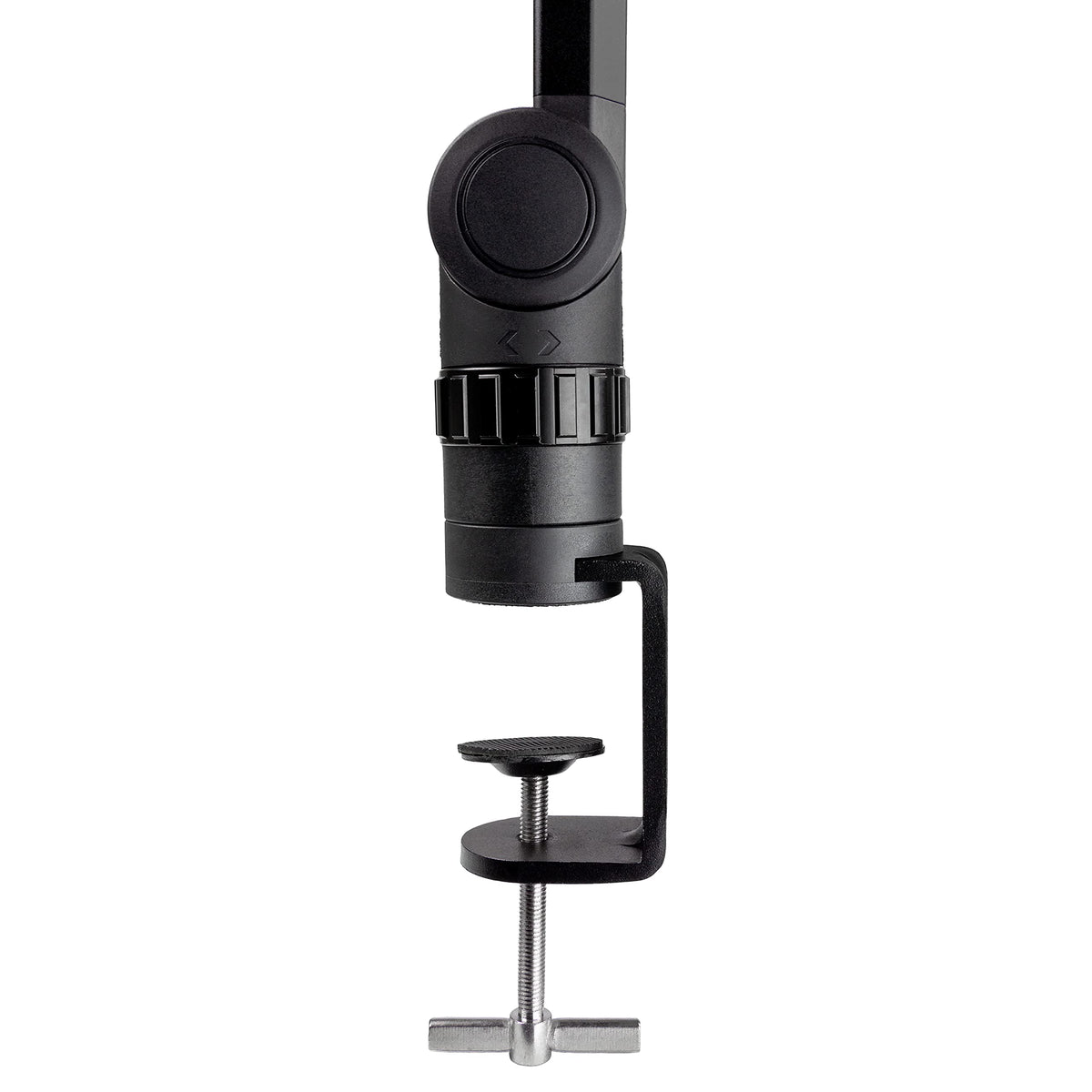 RockJam Premium Tube-Style Microphone Stand Boom Arm with Desktop Clamp