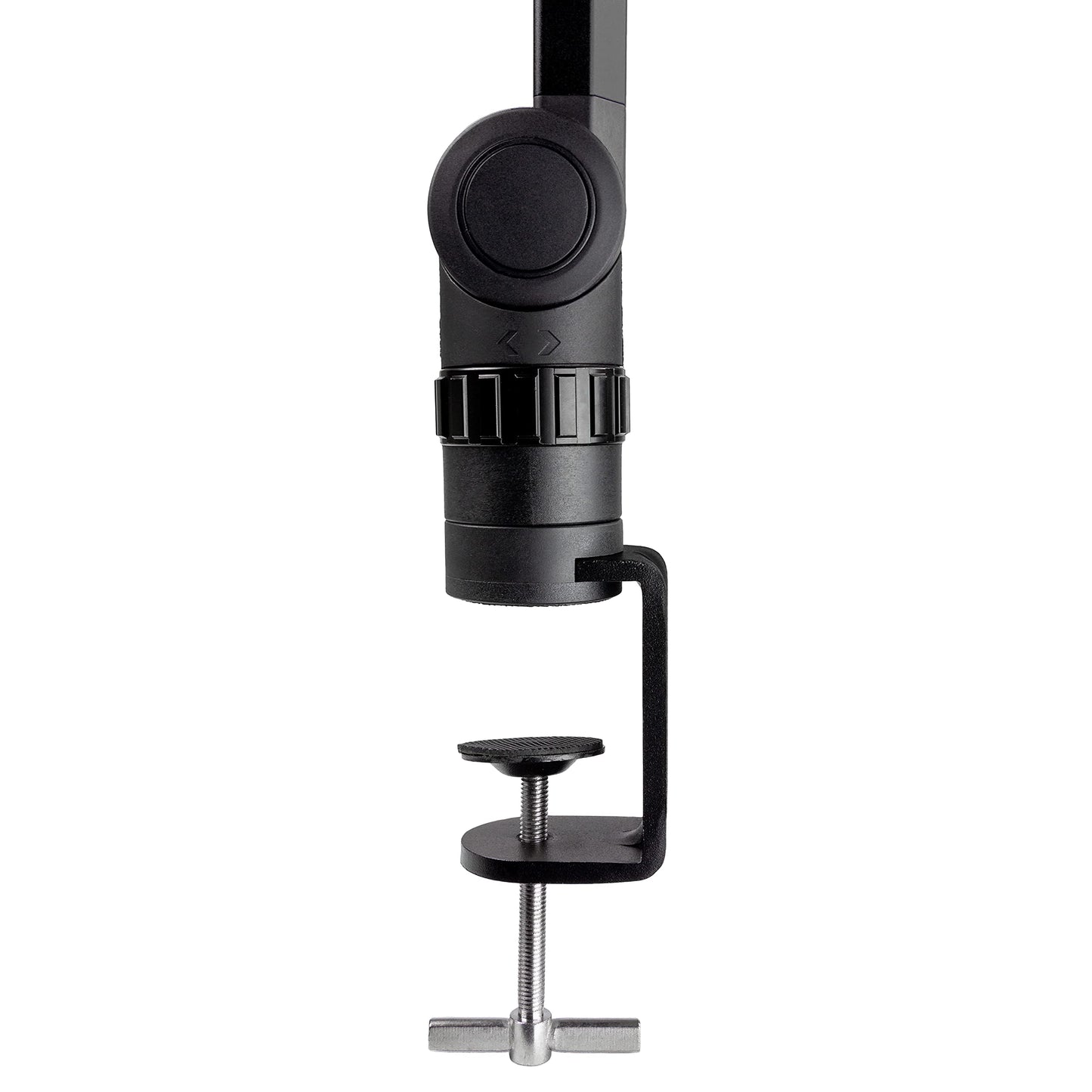 RockJam Premium Tube-Style Microphone Stand Boom Arm with Desktop Clamp