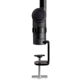 RockJam Premium Tube-Style Microphone Stand Boom Arm with Desktop Clamp