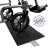 Threshold Ramp for Doorways - Black Rubber Portable Wheelchair Ramp