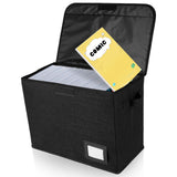Comic Book Storage Box 150-180 Comics Foldable Organizer Bin Black