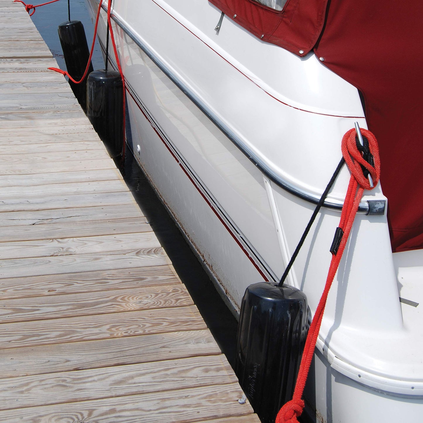 TaylorMade Big B Inflatable Vinyl Boat Fender 10 x 26 inch Blue - Boat Protection