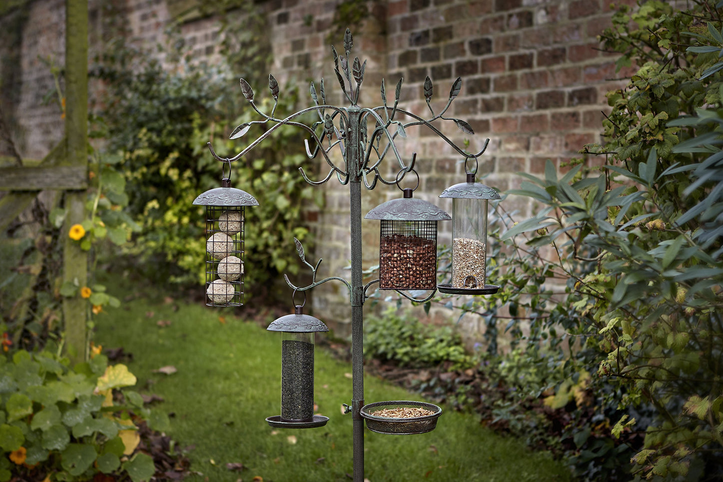 Peckish Secret Garden 25cm Metallic Energy Suet Fat Ball Bird Feeder