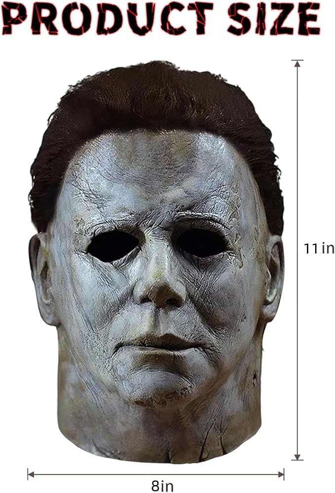 CSUJEE Michael Myers Mask Halloween Horror Cosplay Scary Party Costume