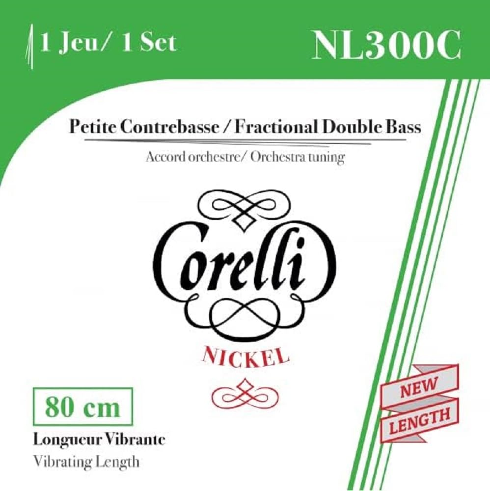 Corelli Fractional Double Bass Strings Small Scale A 1/4 303B