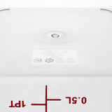 Hygiplas CF020 Polycarbonate Square Measuring Container 1.5 Ltr