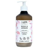 I LOVE Naturals Rose & Argan Hand Wash - Natural Essentials Oil Formula