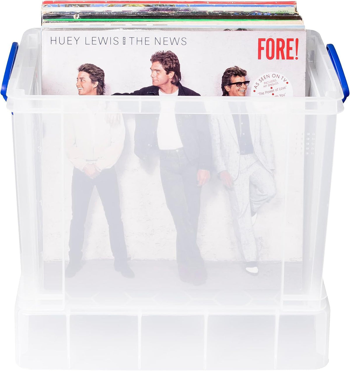 Really Useful Plastic Storage Box 19 Litre Clear with XL Lid