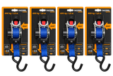Kerbl Automatic Lashing Strap with Winding Function 1.8m, 25mm up-to 600kg x 4 Pack
