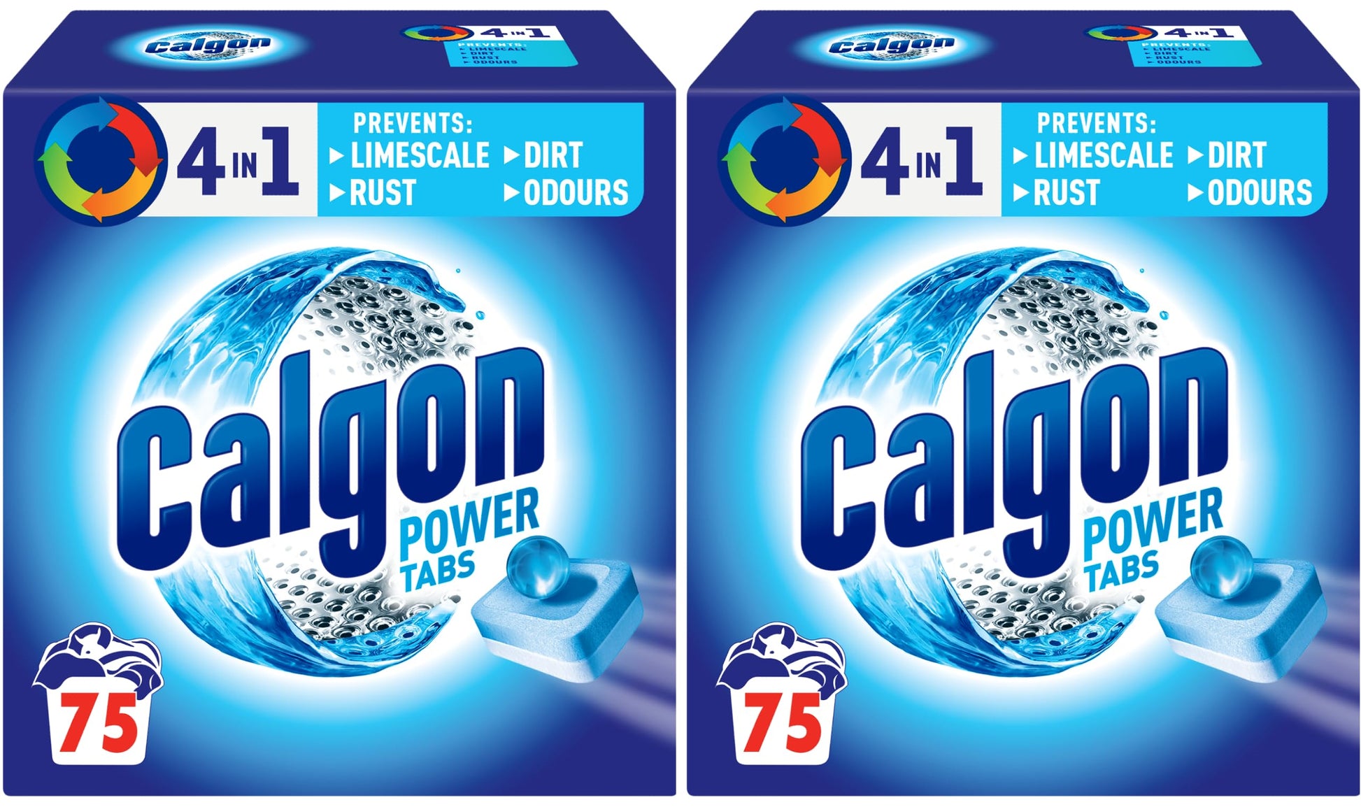 Calgon 4-in-1 Water Softener Tablets Washing Machine Cleaner 150
