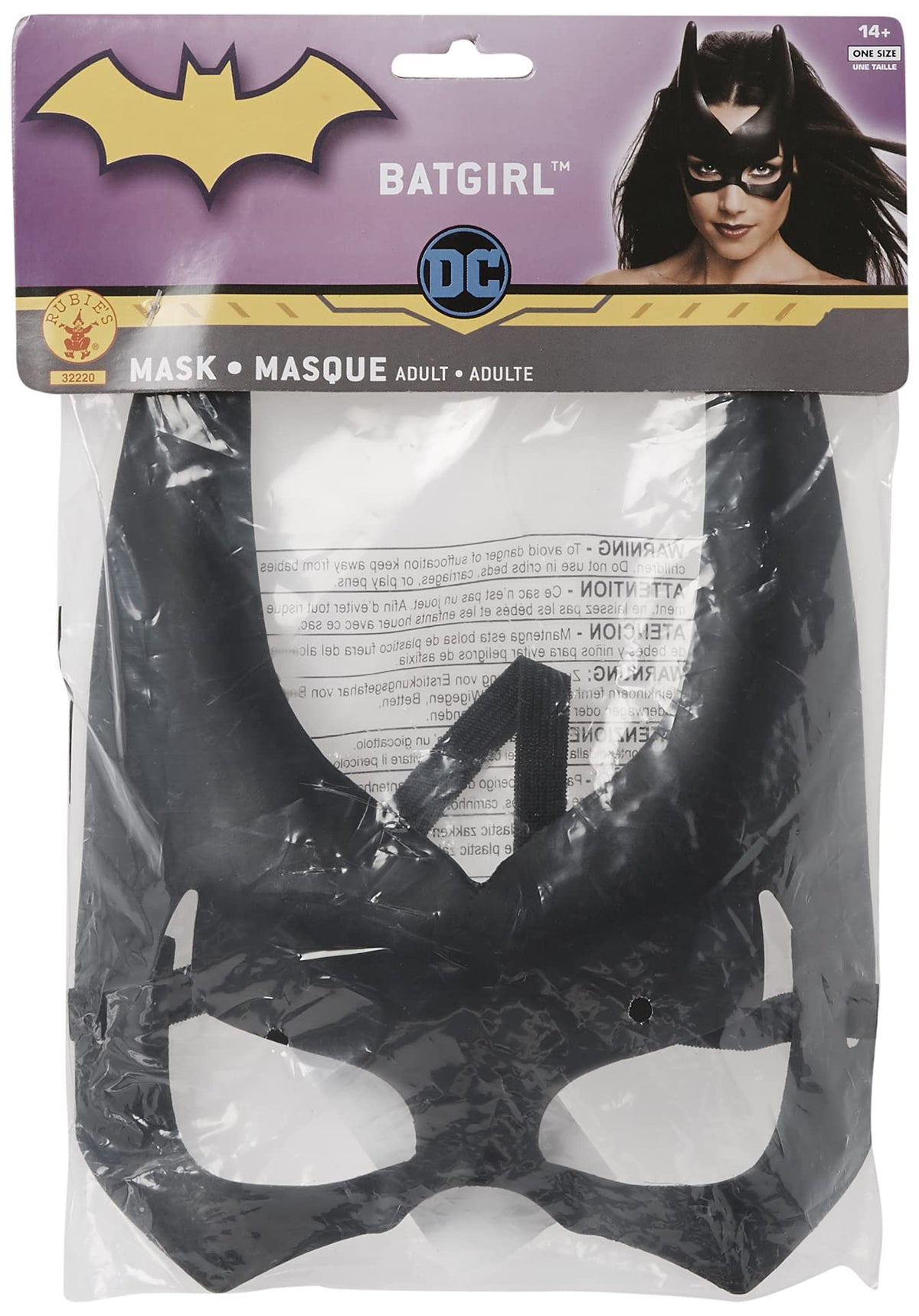Rubies DC Comics Batgirl Costume Mask Adult One Size