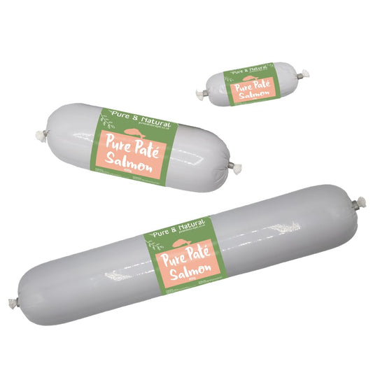 Pure & Natural Wet Dog Food Pate Chub Roll 800g Salmon