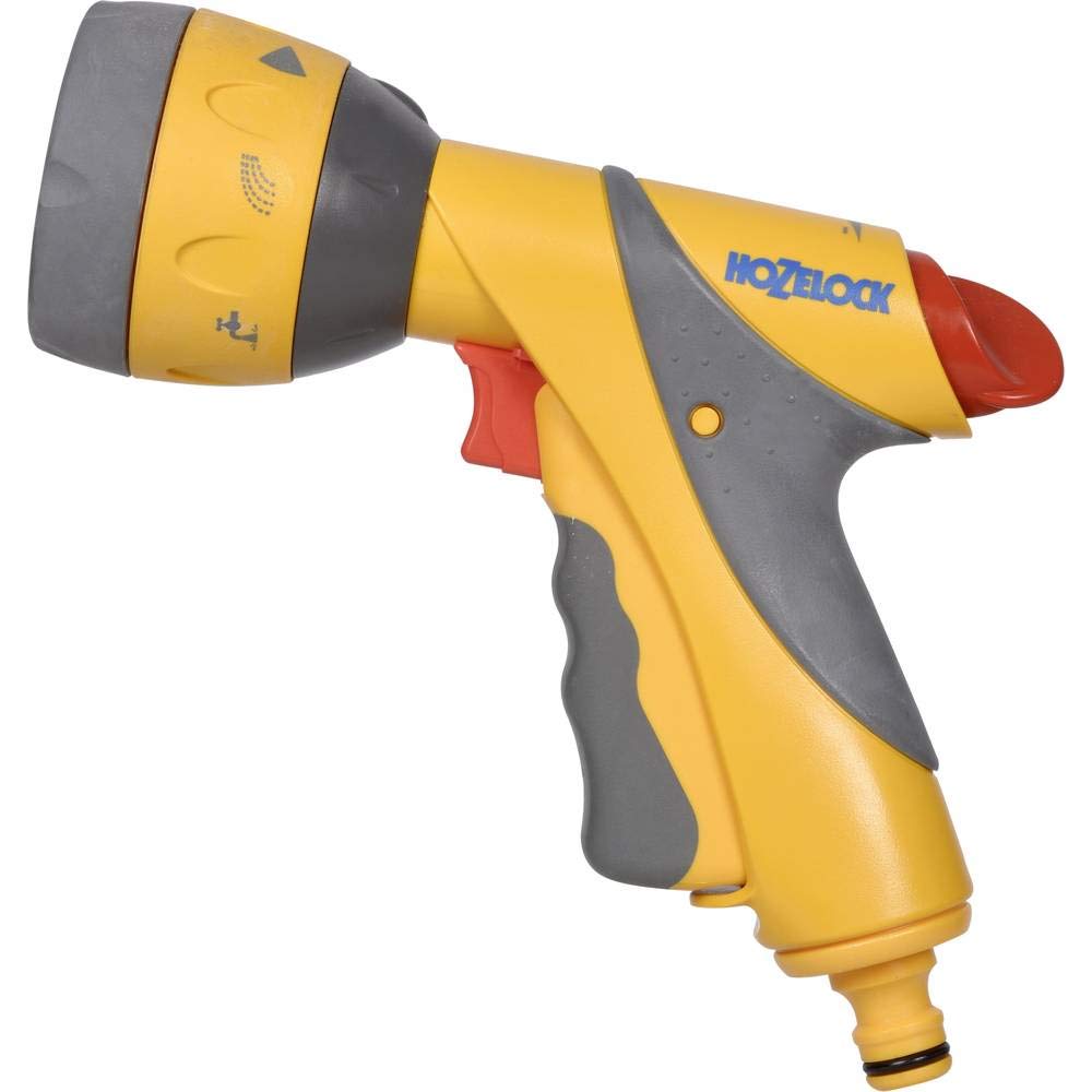 HOZELOCK Multi-Jet Spray Gun Plus, Ideal for Daily or Intensive Use, Multi-task Gun, Ergonomic, Easy-to-use, Lockable and Flow-controlled: 6 Spray Patterns