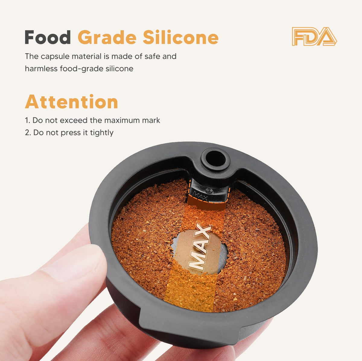 RECAFIMIL Reusable Coffee Capsule 180ml for Tassimo Machine