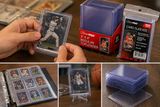 Ultra Pro Toploaders & Soft Sleeves Bundle for Yugioh, Pokemon, MTG Trading Cards