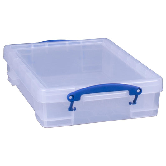 Really Useful Box 4 Litre Clear Plastic Storage Container