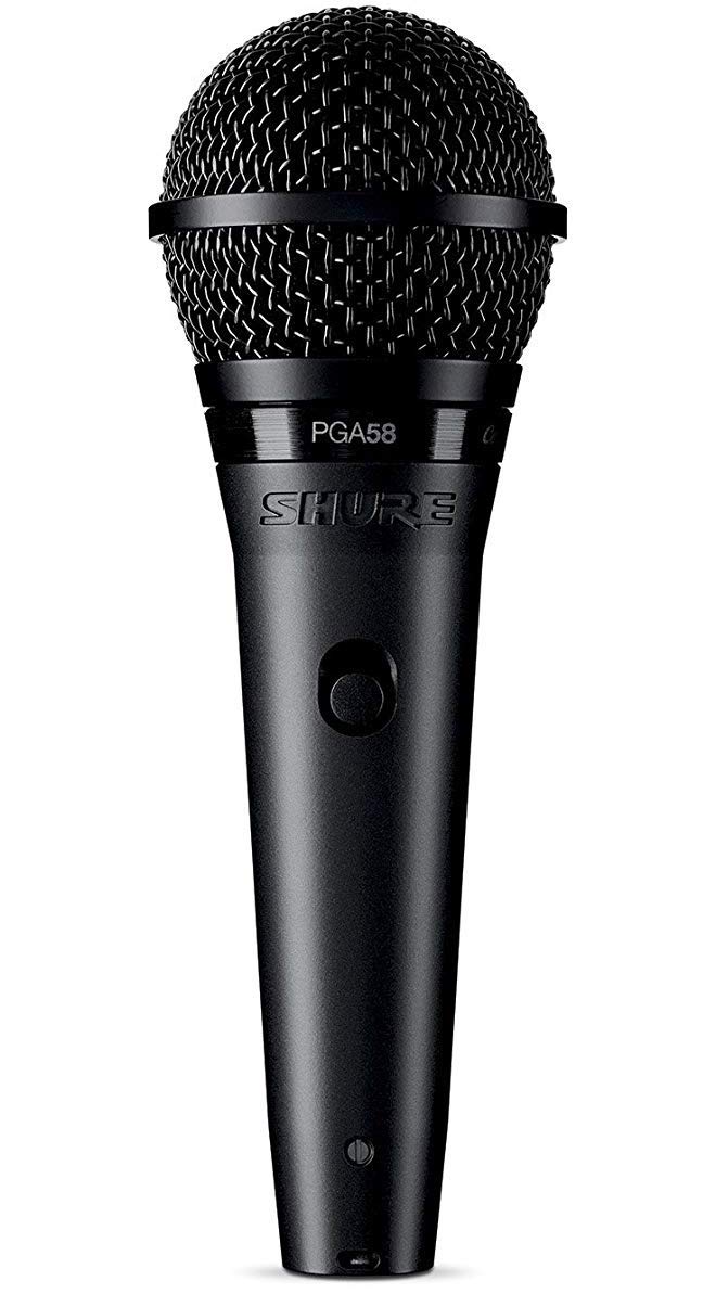 Shure PGA58 Dynamic Microphone Handheld Vocal Mic with XLR Cable