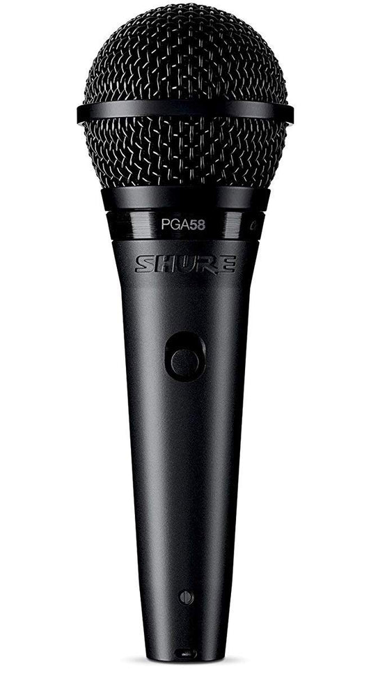 Shure PGA58 Dynamic Microphone Handheld Vocal Mic with XLR Cable