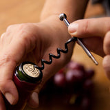 True Utility Twistick Keyring Corkscrew Wine Opener - Stainless Steel