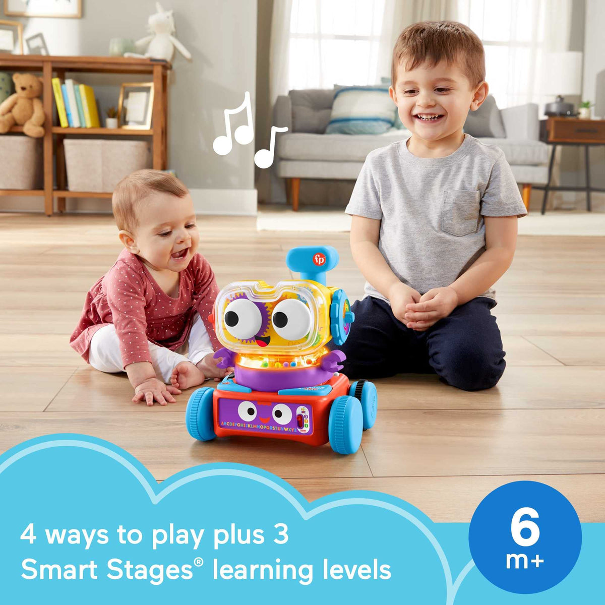 Fisher-Price 4-in-1 Ultimate Learning Bot 6m+ Electronic Activity Toy