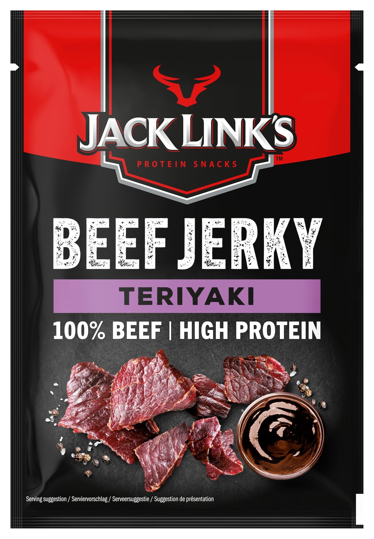 Jack Link's Beef Jerky Teriyaki 12 x 40g High Protein Snack