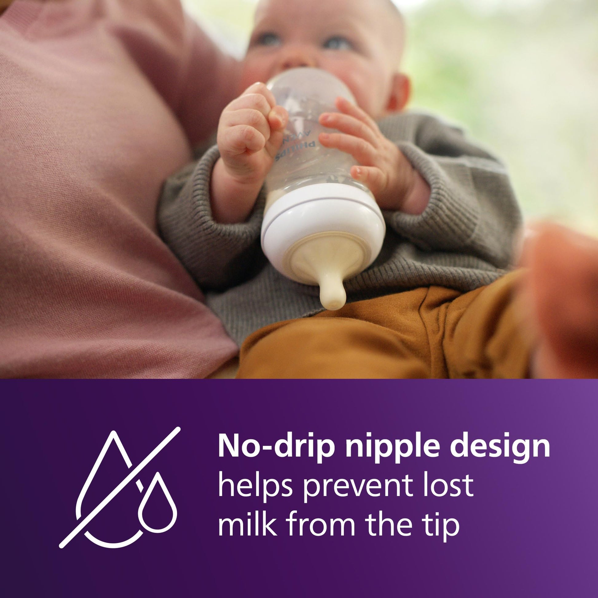 Philips AVENT Natural Baby Bottle 330ml 2 Pack with Natural Response Teat
