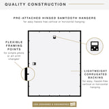 MCS Back-Loading Wall Art & Puzzle Frame Black 24 x 30 Inch