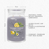 Yankee Candle Signature Large Scented Jar Candle - Black Tea & Lemon