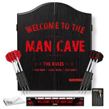 WINMAU Man Cave Complete Dart Set with Pro SFB Dartboard