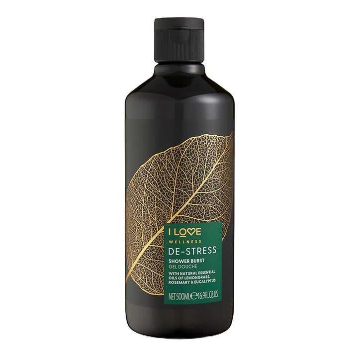 I LOVE Wellness Destress Shower Burst Invigorating Body Wash with Essential Oils