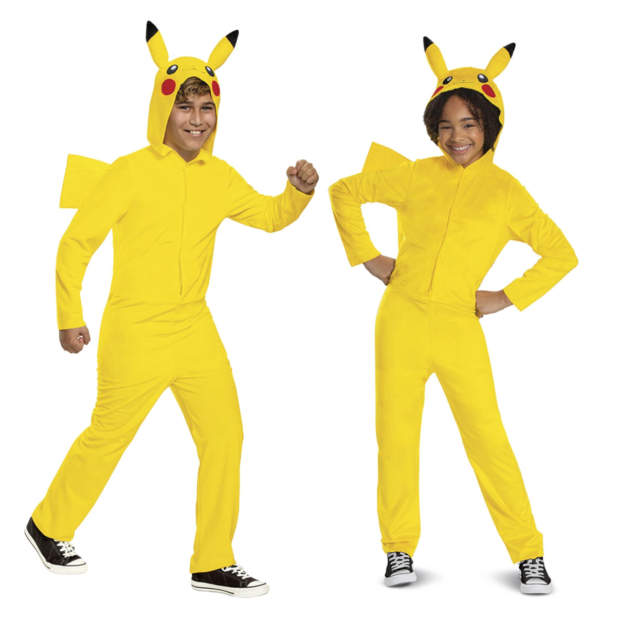 Pokémon Pikachu Jumpsuit Fancy Dress Costume for Kids 14-16