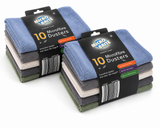 Micro Brite Microfibre Dusters 20Pack, Premium Soft Lint-Free Cleaning Cloths