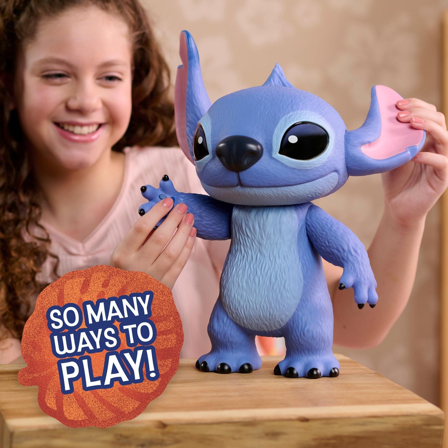 Disney Stitch Live-Action Vinyl Figure 35.6cm Articulated Poseable Toy