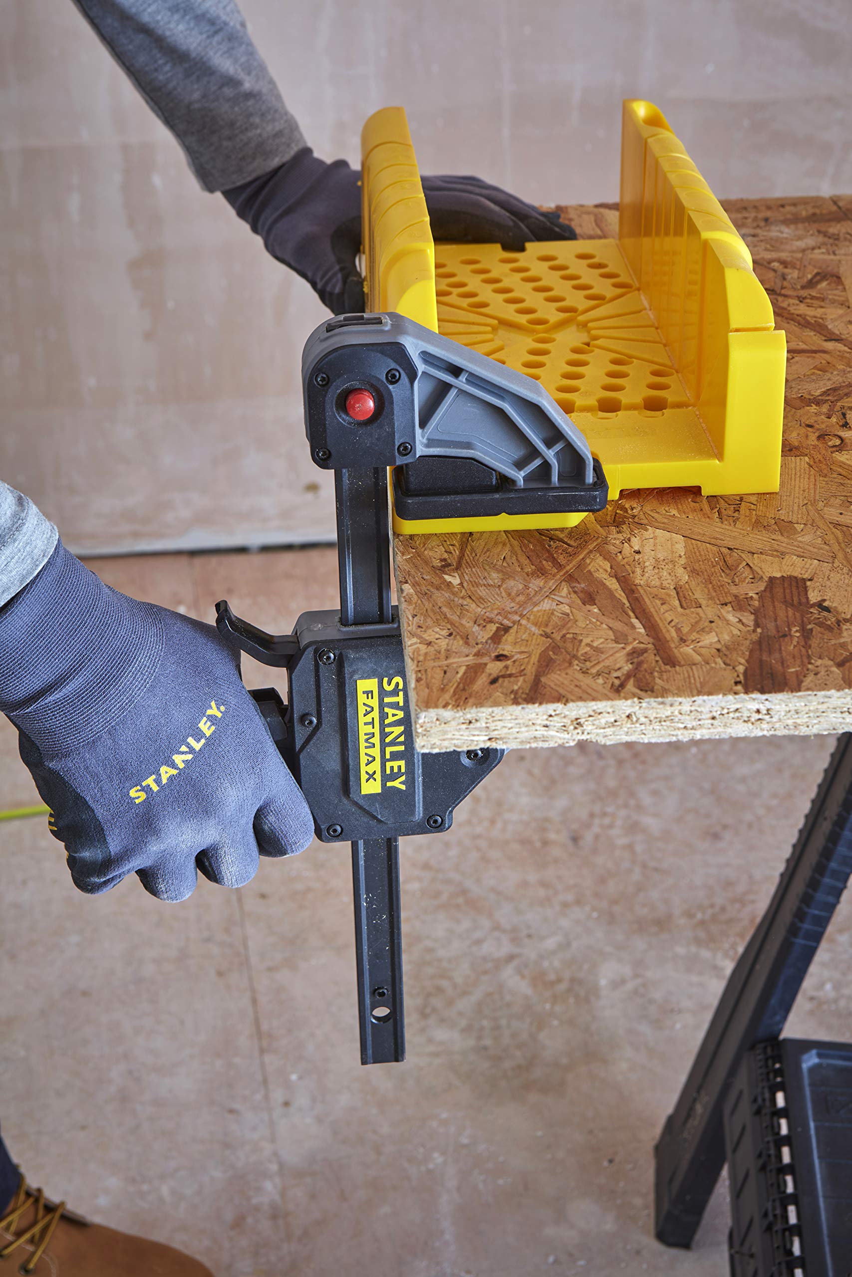 Stanley Clamping Mitre Box & Tenon Saw STA120600 Durable Precision Cutting Tool