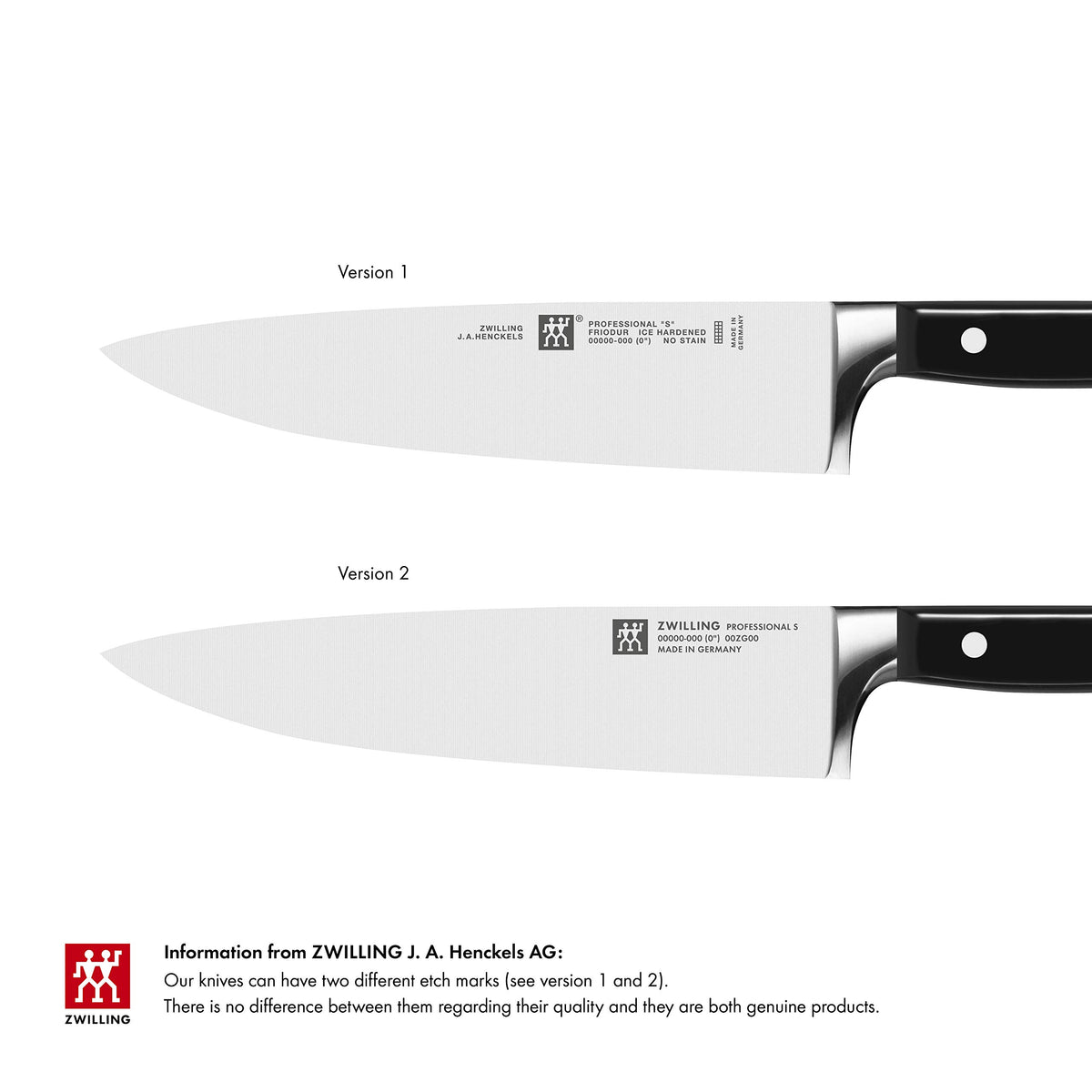 ZWILLING Professional Stainless Steel Slicing Knife 20cm 1001464
