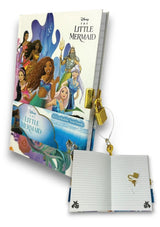The Little Mermaid Notebook - Lockable Hardcover Journal