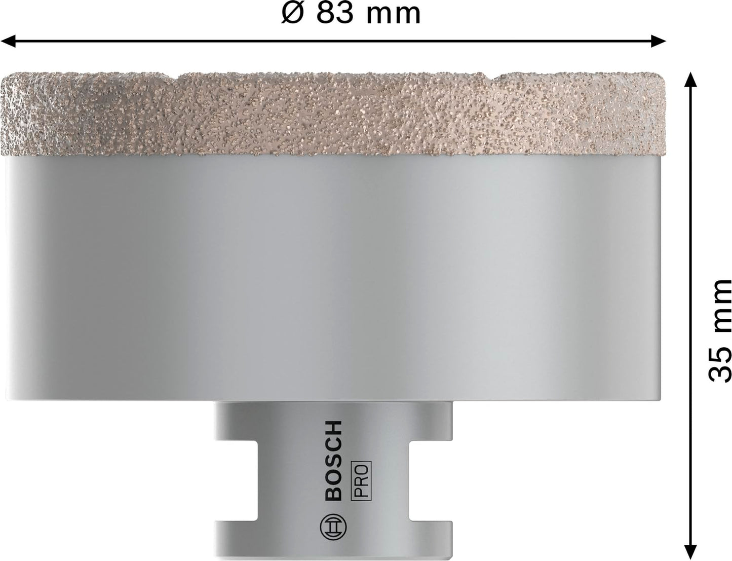 Bosch PRO Ceramic Dry Core Cutter, 83 x 35 x 14 mm
